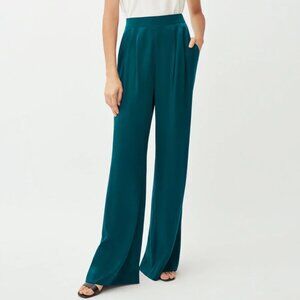 Cuyana Washable Charmeuse Wide-Leg Pant | Size Small